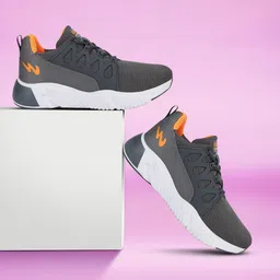 campus BARLEY Men's Sports Shoes | Memory Foam Comfort & Anti-Slip Sole Design |Lace-Up Training & Gym Shoes For Men-picture-14