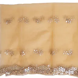 youthquake Net Embellished Gold Women Dupatta image 2