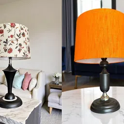 autowhrib Classy Table Lamp 46 cm, Textured Shade Hand Crafted Lamp Table Lamp-picture-21