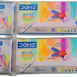 doms Water Color Tubes 18 Shades l Pack of 2-picture-18