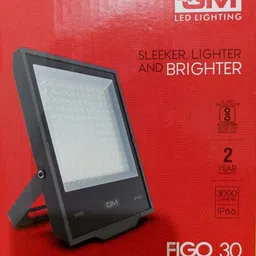 gm modular Figo LED Flood Light - 30W - 6500K(GM10061) Flood Light Outdoor Lamp image 3