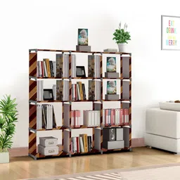 imperial fur 12 Layer Portable Book Shelf Rack | Space-Saving Book Stand for Home & Office Metal Open Book Shelf-picture-27