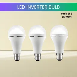 sacro 15W Rechargeable Emergency Inverter LED Bulb, Upto 4 Hours Battery For HomeAC107 4 hrs Bulb Emergency Light-picture-34