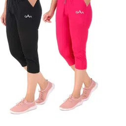 gaa Women Black, Pink Capri image 1