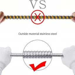 imaashi 1.5 Meter Shower Hose, Stainless Steel Hand-Held Shower Head Hose Handheld image 5