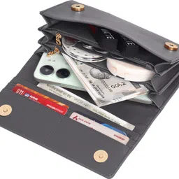 altair Casual, Formal, Party Grey Clutch image 4