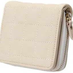 elios Women Casual Beige Artificial Leather Wallet - Mini image 3
