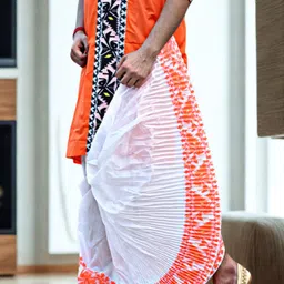 GOURI COLLECTIONS Jamdani Readymade Dhoti Pants (4CD1) for Men – Mayur Puccha Design Embellished Men Dhoti image 4