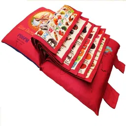 sharvil Cotton Baby Pillow Pack of 1 Alphanumeric, Animals, Fruits-picture-11