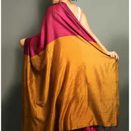 anjali textile Woven Handloom Cotton Blend Saree-picture-21