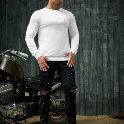 triptee Men Full Sleeve Solid Sweatshirt image 4