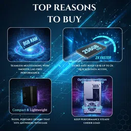 SRI VISOM CPU INTEL I3 (8 GB RAM/INTEGRATED Graphics/128 GB SSD Capacity/Windows 10 Pro (64-bit)/1 GB Graphics Memory) Workstation with MS Office image 3