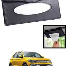 maties Universal Lightweight/Waterproof Leatherite Rectangle Black Tissue For Car-261 Vehicle Tissue Dispenser-picture-19