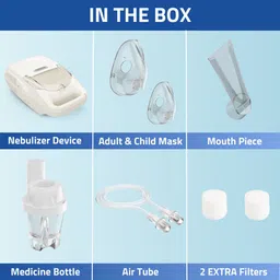 Medtech Handyneb Plus Compressor Nebulizer Machine with Kit for Adult and Kids Nebulizer image 4