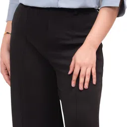 esta Women Regular Fit Solid Curved Collar Formal Shirt image 3