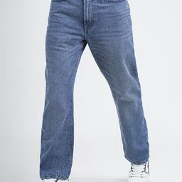 red tape Men Straight Fit Mid Rise Light Blue Jeans-picture-13