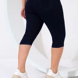 nifty Women Dark Blue Capri image 2