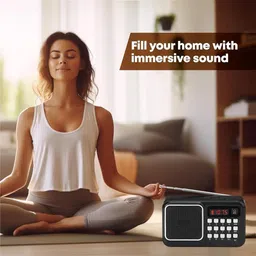 QUBE MA-Carvaan Dynamic Portable Wireless 5 W Bluetooth Speaker with FM Radio/Sound FM Radio image 5
