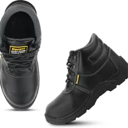 elecant PVC Sole And Steel Toe Protection Safety Shoes For Men image 2