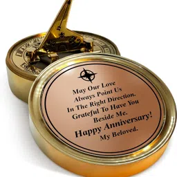 ascent india Anniversary Sundial Compass Gift for Him or Her - Unique Gift Compass-picture-16