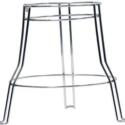 elexa hardware Matka Kitchen Rack Iron Matka Stand - Sturdy and Decorative Water Pot Holder for Home and Garden Steel-picture-25