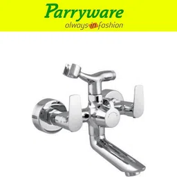 parryware Primo Wall Mixer with Crutch For hand Shower Provision set of 4 pic 420 Wall Mixer with hand Shower Provision Wall Mixer Faucet image 2