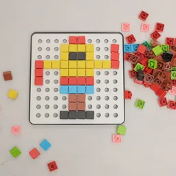 loveson toys Pixel Cubes Toy for Children Early Education|Math & Brain Games with booklates-picture-40