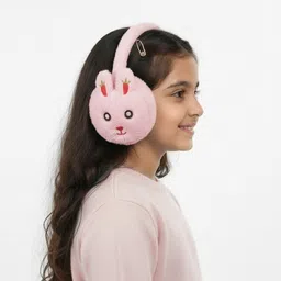 gautam enterprises Kitty Eramuff Cream & Pink Combo Set Pack of 2 Ear Muff image 2