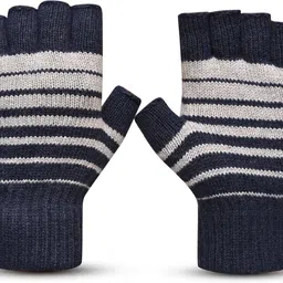 desoria Striped Winter Men Gloves image 5