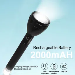 bright light onlite L-700x long press for blinker, 4 modes function, 1000 mtr long range for outdoor, home, Travel Torch-picture-13