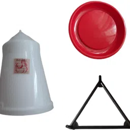 royal sri Chick Drinker 2.5 Ltr (Set of 2 nos) Tube Bird Feeder image 2