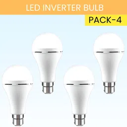 syara 12W Emergency Inverter Bulb, Rechargeable Emergency Led Bulb For Power CutsRW74 4 hrs Bulb Emergency Light image 1