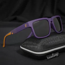 Eyewearlabs Unisex Wayfarer Sunglasses With Polarised LenWs KOL-picture-36