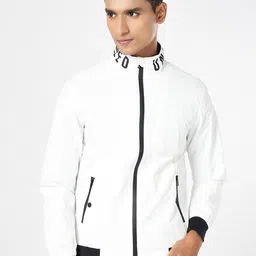 SF JEANS by Pantaloons Men Longline Open Front Jacket with Embroidered image 1