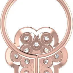 avsar Sudha 18kt Diamond Rose Gold Nose Wire image 2