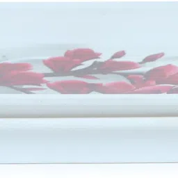 golden fish Melamine Full Size Serving Trays/Tea Serving Trays Set (Pack of 2 Pcs.) (Floral Printed; GD-Tray Set-2-2) Tray image 4