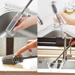 solemn Water Bottle Cleaner|Brush with Long Handle|Reusable Cleaning Brush image 5