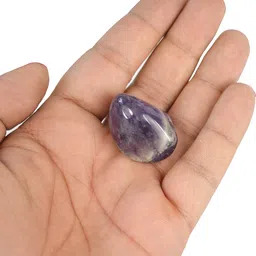 reiki crystal products New- 05-Amethyst Brazilian-Single-Tumble-Stone-1pc (approx 15-30gm) Regular Asymmetrical Crystal, Quartz Stone image 2