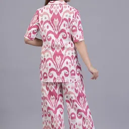 ctmtex Women Shirt & Pyjama set Pink Printed image 2