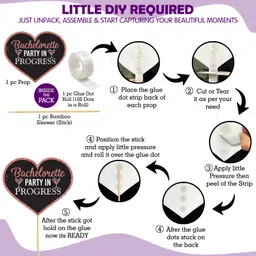 zyozi 21 Pcs Bachelorette Party Decorations Kit, Bridal Shower Party Supplies image 4