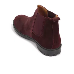 FAUSTO Boys Mid Top Block Heel Chelsea Boots image 4