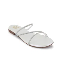 Bella Rosa Women Open Toe Flats with Bows-image-7