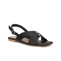 Truffle Collection Backstrap Open Toe Flats image 4