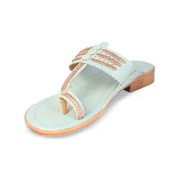 5 ELEMENTS Women Embellished Ethnic One Toe Flats image 4