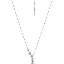 GIVA 925 Silver Starry Drop Necklace image 3