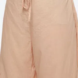 Biba Women Brown Ethnic Motifs Embroidered Kurta with Palazzos & With Dupatta image 3