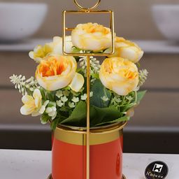 Kookee Yellow And Green Artificial Flower With Pot-picture-18