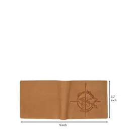 URBAN FOREST Men Textured Leather Two Fold Wallet With RFID image 4