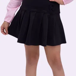 Bombay High Girls Pure Cotton Flared Above Knee Length Skirt-picture-30