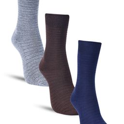 Dollar Socks Men Pack of 3 Cotton Calf Length Socks-picture-6